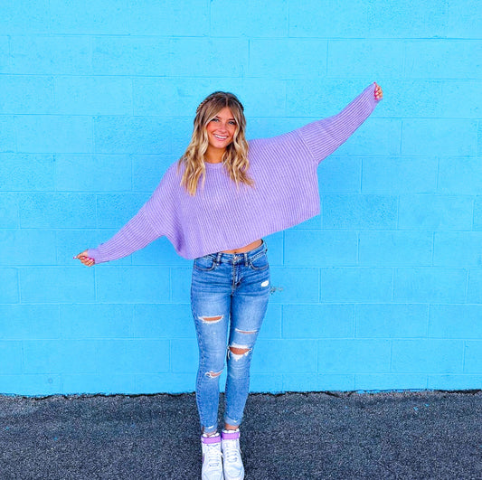 Payton Sweater in Lilac