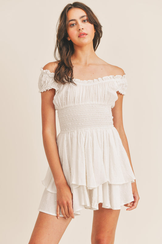 Sweetest Dreams Romper ♡ White